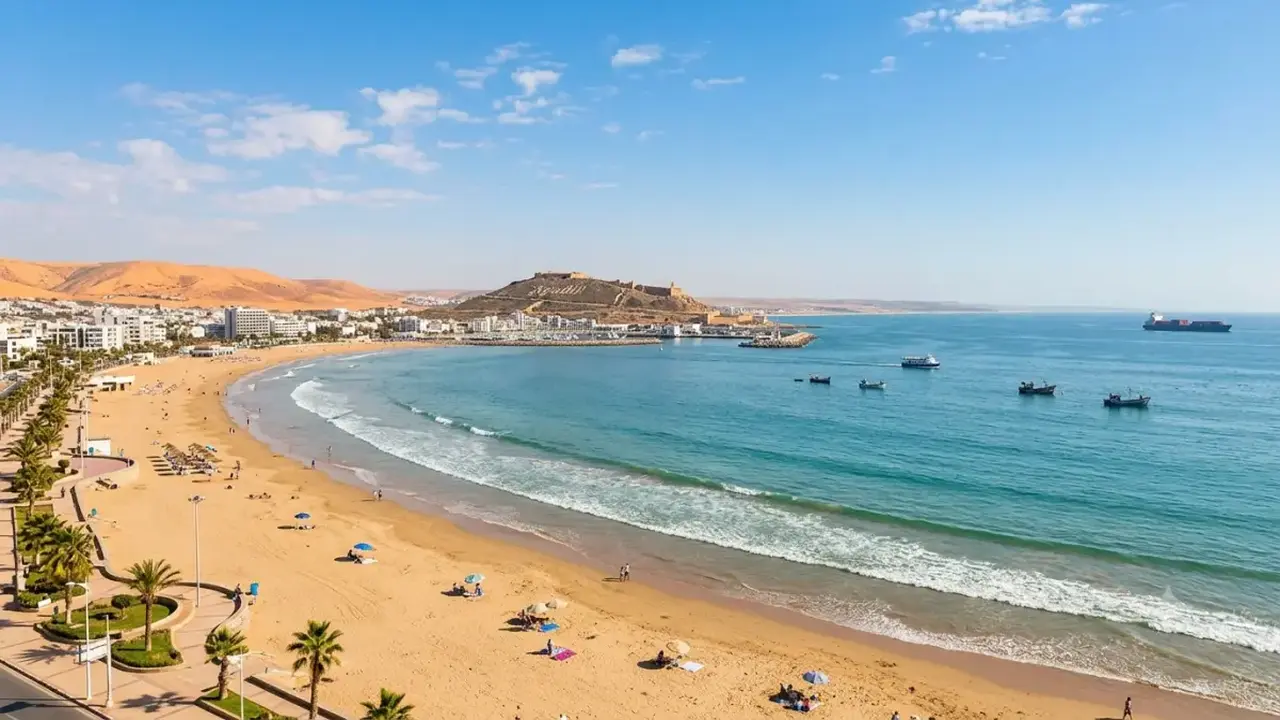أجواء حارة بسوس وسواحل هادئة رغم قليل الهيجان يوم الاثنين